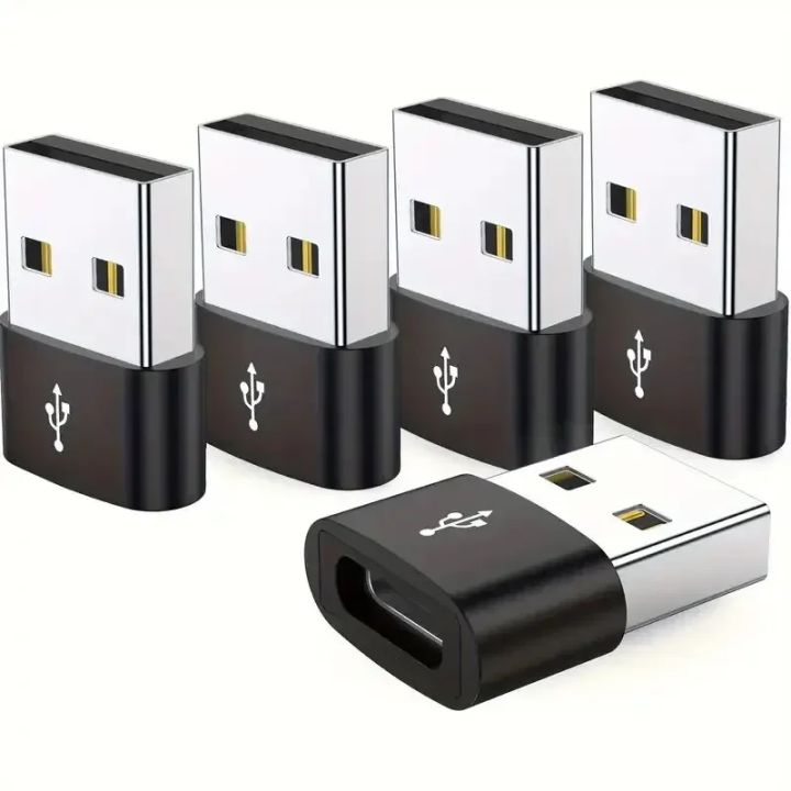 Universal%205Pcs%20USB%20C%20Femal%20to%20USB%20B%20Male%20Adapter%20Durable%20Metallic%20Build%20For%20iPhone%20iPad%20Samsung%20S24%20S23%20S22%20IWatch%20AirPods%20-%20Image%207