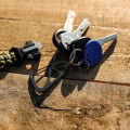 Keychain Carabiner Ring Key Holder Men Gift Travelling Easy Carrying Stainless Steel Climbing Hook Key Portable Parts. 