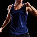 Men Running Vest Summer Gym Fitness Male Sleeveless Shirt Workout Training Singlets Football Tanktop Clothing Sport Tank Top Men. 