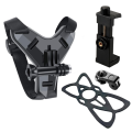 Motorcycle Helmet Phone Stand Mount Holder For GoPro Hero 12 10 9 8 7 Action Sports Camera Holder Motorcycle Camera Mobile Phone. 