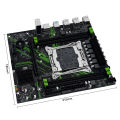 MACHINIST X99 Motherboard X99 PR9 Support TPM2.0 LGA 2011-3 Intel Xeon E5 V3&V4 CPU DDR4 RAM SATA/NVME M.2 Slot USB3.0. 