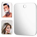 Acrylic Anti Fog Mirror With Wall Suction Shower Mirror For Man Shaving Women Makeup Portable Travel Bathroom Accessories.