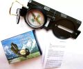 Military Lensatic Sighting Compass Military Compass for Hiking Camping Waterproof Boy Scout Compass. 