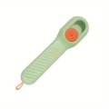 1pc Multi-function automatic spot shoe brush soft hair hand pressure hanging hole suitable for clothing carpet plastic handles. 