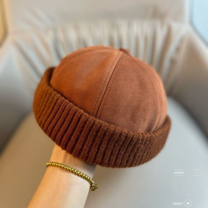Autumn%20and%20Winter%20Melon%20Skin%20Hat,%20Fashionable%20Brimless%20Sailor%20Hat,%20Men's%20and%20Women's%20Casual%20Fashionable%20Street%20Hat%20-%20Image%207