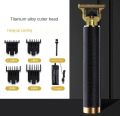 Vintage T9 Black Diamond Metal Body Professional Hair Clipper With R-Type Obtuse Angle Cutter Head. 