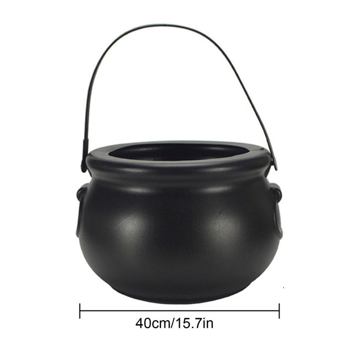 Candy%20Cauldron%20Halloween%20Bucket%20Witch%20Basket%20Plastic%20Treat%20Black%20Pot%20Bowl%20Kettle%20Trick%20Pumpkin%20Holder%20Or%20Goodie%20Photo%20Costume%20-%20Image%205