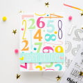 Alphabet And Number Symbol Cutting Dies Bold Basic Alphabet Up Downtown Letters Die Cut For DIY Scrapbooking Card Making Craft. 