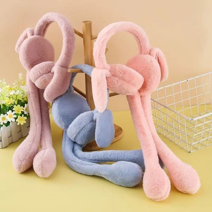 Funny%20Rabbit%20Ear%20Muffs%20Soft%20Moving%20Jumping%20Ears%20Winter%20Warm%20Earmuffs%20Ear%20Warmer%20for%20Women%20Girls%20-%20Image%204