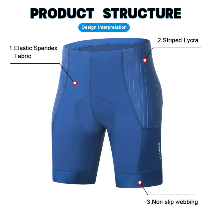 X-TIGER%20Men's%20Cycling%20Shorts%20Double%20Arrow%20Cushioned%20Cushion%20Mountain%20Bike%20Road%20Cycling%20Athletic%20Shorts%20Breathable%20Sports%20Briefs%20-%20Image%203