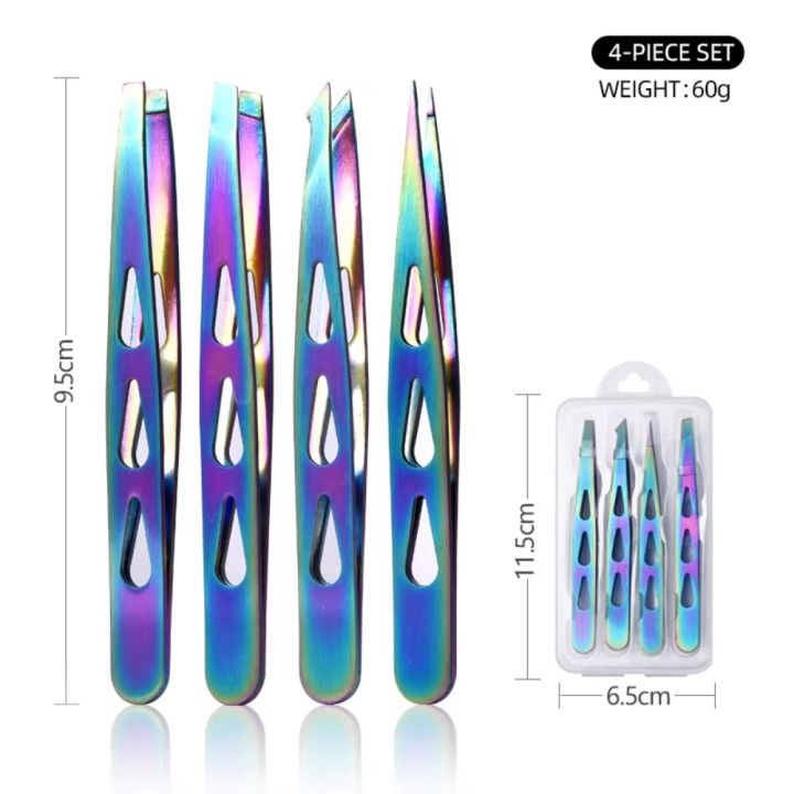 4PCS/Set%20Stainless%20Steel%20Eyebrow%20Tweezers%20Oblique%20Mouth%20Pointed%20Tip%20Beard%20Tweezers%20Multifunctional%20Portable%20Lash%20Extension%20Tool%20-%20Image%206