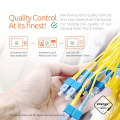 Natalink OS2 SC to SC UPC Fiber Optical Patch Cable 3.0mm Singlemode Simplex SMF 9/125μm LSZH Optical Patch Cord. 