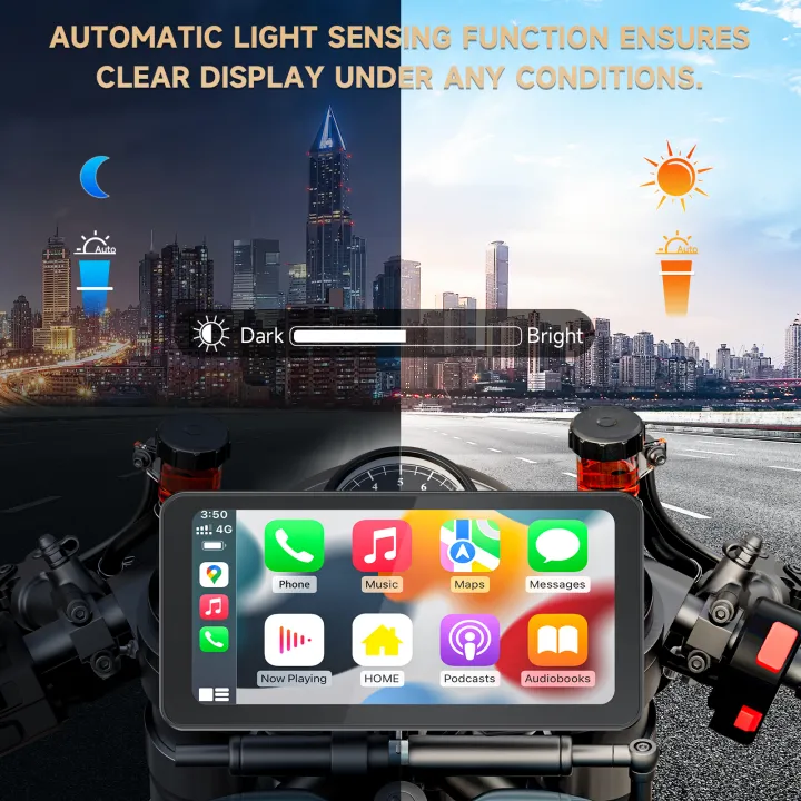 6.25%20Inch%20Portable%20Mototorcycle%20Wireless%20%20Carplay/Android%20Auto%20%20Navigator%20touch%20screen%20Spedal%20CL871%20-%20Image%203