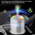 180ML Mini Air Humidifier USB Aroma Diffuser Essential Oil Purifier Mist Maker Colorful Lights humidificador For Home Car Office. 