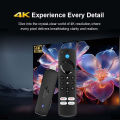 Mortal Android 14 TV Stick Full HD 4K 1080P WiFi 6 Voice NETFLIX Youtube Q8 BT5 24Fps Wireless Video Decode Media Player.