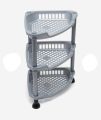 Suzec Premium Multipurpose Plastic Trolley - 3-Layer Stackable Shelf Cart with Dish Rack**

The **Suzec Premium Multipurpose Plastic Trolley** is a practical and stylish addition to any kitchen or household. This 3-layer stackable shelf cart provide. 
