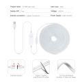 DC5V USB Zigbee3.0 RGB Soft Neon Led Strip Tuya Zigbee Ambilight Backlight Flexible Tape Room Decor Smart Voice for  Alexa. 