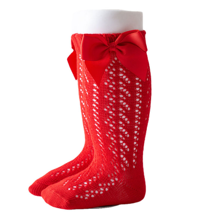Summer%20Baby%20Girls%20Socks%20Toddlers%20Bow%20Long%20Sock%20Kids%20Knee%20High%20Soft%20Cotton%20Mesh%20Spanish%20Children%20Breathable%20Socks%20For%200-5Years%20-%20Image%203