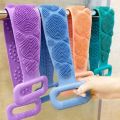 Body Sponge Silicone Back Brushes Bath Towels Scrubber Rubbing Back Peeling Massage Shower Belt Extended Skin Clean Brushes.
