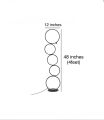 LED CIRCULAR LAMP,MATTE BLACK FINISH,MODERN LAMP,MINIMALISTIC LAMP,CORNER LAMP,BUBBLE LAMP,GOLDEN CIRCLE LAMP,RING LAMP,RING LIGHT,. 