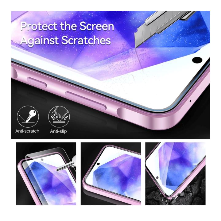Samsung%20Galaxy%20A55%205G%20Tempered%20Glass%20Screen%20Protector%20-%203D%20Edge%20Glass%20With%20Full%20Glue%20&%20Full%20Coverage%20Design%20For%20A55%20-%20Image%203