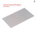Various Sizes Polarizing Film Polarizer Watch Multimeter Calculator LCD Display Repair Polarization 0 Degree/90 Degree. 