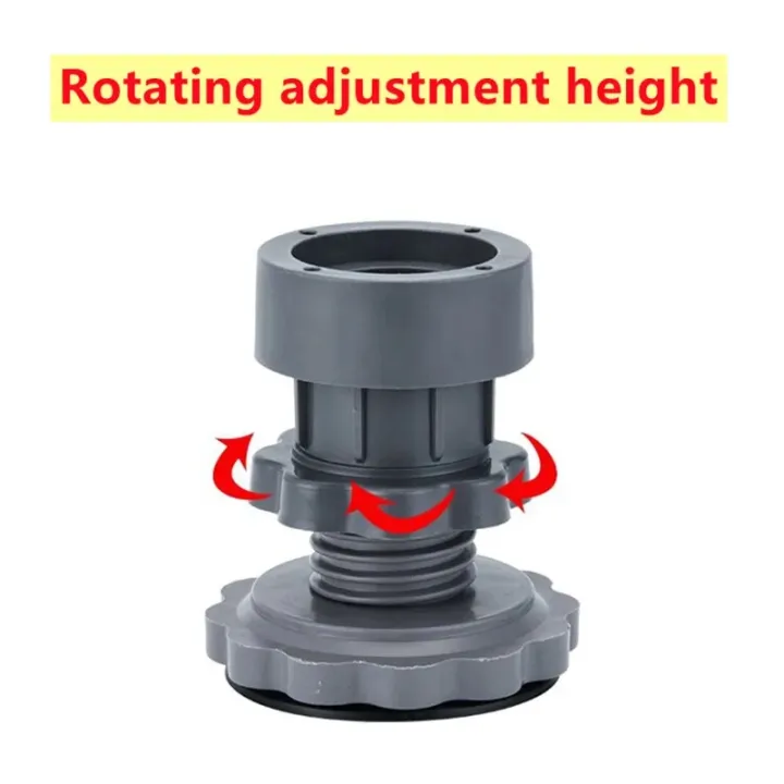 4Pcs%20Adjustable%20Height%20Washing%20Machine%20Foot%20Pads%20Anti%20Vibration%20Refrigerator%20Base%20Fixed%20Non-Slip%20Pad%20Support%20Dampers%20Stand%20-%20Image%204