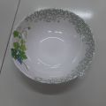 Italiani melamine 9"star bowl-snowdrop. 