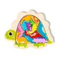 Wooden Animal Jigsaw Dinosaur Puzzle Kids Education Toys Colorful Fruit Transportation Puzzles DIY Fish Jigsaw Board Games. 