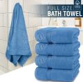 Oxford Towels Large Bath Towels ( 27×54 ) inches 100% Ring spun Cotton High Quality Absorbent And Quick Dry - Super Soft Quality Towel.... 