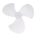Multifunctional 14Inch 3 Leaves Plastic Fan Blade Household Electric Fan Standing Pedestal Fan Table Fanner Blade With Nut Cover. 