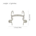 Cyberpunk Inspired Nose Decoration, Creative Pearl Nose Clip, Exquisite, Light Luxury, High-End Feeling, Paty Face Decoration. 