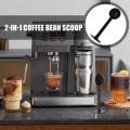 1PC Coffee Spoon Tamping Scoop 2 in 1 for Coffee Powder Coffeeware Measuring Tamper Spoon Plastic Kitchen Accessories. 