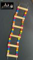 Bird Parrot Toy Swing Hanging Ladder Parakeet Cockatiel, Pet Bird Budgie Love Bird Toy Ladder - 36cm. 