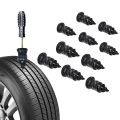 21-10PCS Vacuum Car Tyre Repair Rubber Nail Set Universal Tire Screw Tubeless Repair Tools Accessories Kit for Motorcycle Truck. 