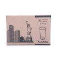 Bengal Glass | Alanya 6 Piece Glass Tumbler Set | 260 ml Clear Drinking Glasses. 