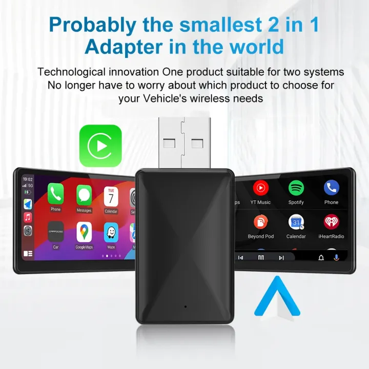 Carplay Android Auto Wireless Adapter Car Intelligent Systems Tools ...