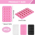 Double Sided Silicone Mobile Suction Holder, Suction Mat & Suction Pad – Strong Adhesive Silicone Phone Mount for iPhone & Android, Hands-Free Phone Stand for Selfies, Videos, Car Dashboard, Shower & Photography. 