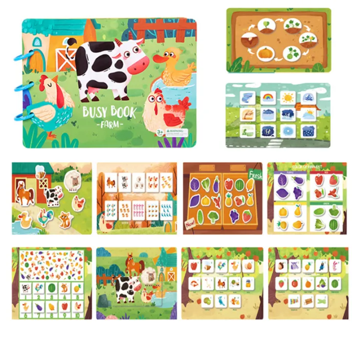 Montessori%20Busy%20Book%20for%20Kids%20Toddlers%20Educational%20Toys%20Baby%20Diy%20Paste%20Quiet%20Book%20Children%20Animals%20Numbers%20Matching%20Puzzles%20Toys%20-%20Image%206