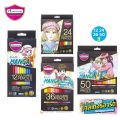 Master Art Wooden Paint, 24 Colors / 36 Colors / 50 Colors, Manga Model, Manga Wooden Paint, Free! Pencil Sharpener in a Box (Master Series Color Pencils) Manga Colored Pencils, 24 Colored Pencils. 
