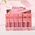 Hudamoji Lip Combo Set – Lip Gloss + Lip Liner (6pcs Collection). 