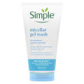 Simple Water Boost Micellar Facial Gel Wash 150 ML-For Dry Skin - Dehydrated Skin - Sensitive Skin - 100% Soap Free-Made In Poland. 