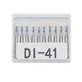 Dental Diamond Burs 10 Pieces/Set FG Diameter Drill Bit 1.6mm High-Speed Handle TC/TF/TR/BC/DI/EX/FO/SF/SI/SO Series Drill Bits.
