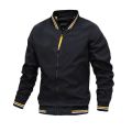 2026 Spring/Autumn New Men Fashion Casual Stand Up Collar Zipper Jacket Outdoor Leisure Sports Comfortable Simple Coat.
