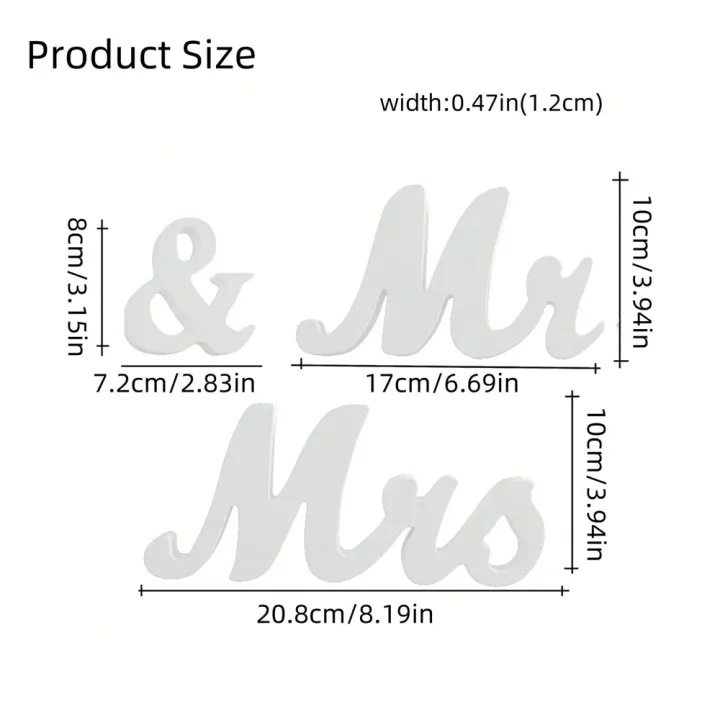 3pcs/set%20Wooden%20Mr%20&%20Mrs%20Sign%20Decoration%20For%20Wedding%20Party,%20Ceremony%20Check-In%20Desk,%20Dining%20Table,%20Suitable%20For%20Home,%20Hotel%20Decor%20-%20Image%202