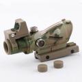 Trijicon ACOG 4X32 Black Tactical Real Fiber Optic Red Illuminated .... 