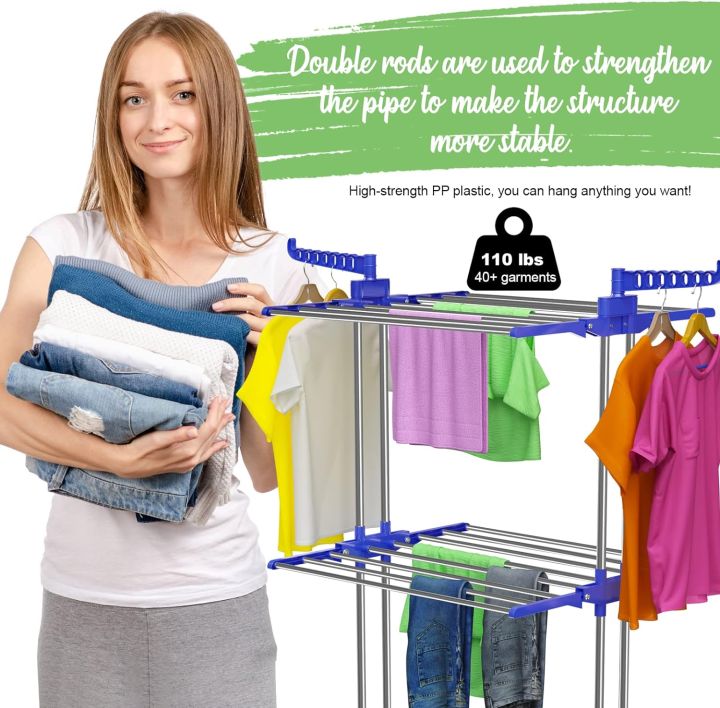 New Three Layers Clothes Drying | Daraz.pk