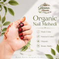 Organic Home Made Nail Mehedi Cone - Natural Nail Tint - Homemade nokher Mehedi - Chemical Free Henna Cone - Nail Mehedi - 100% Organic.