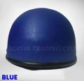 Open face bike cap helmet for men & women- Black, Red, Blue. 