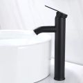 Basin Faucet 304 Stainless Steel Single Hot Cold Water Tap Bathroom Kitchen Minimalist Style Sink Faucet Sleek Water Sink Tap. 